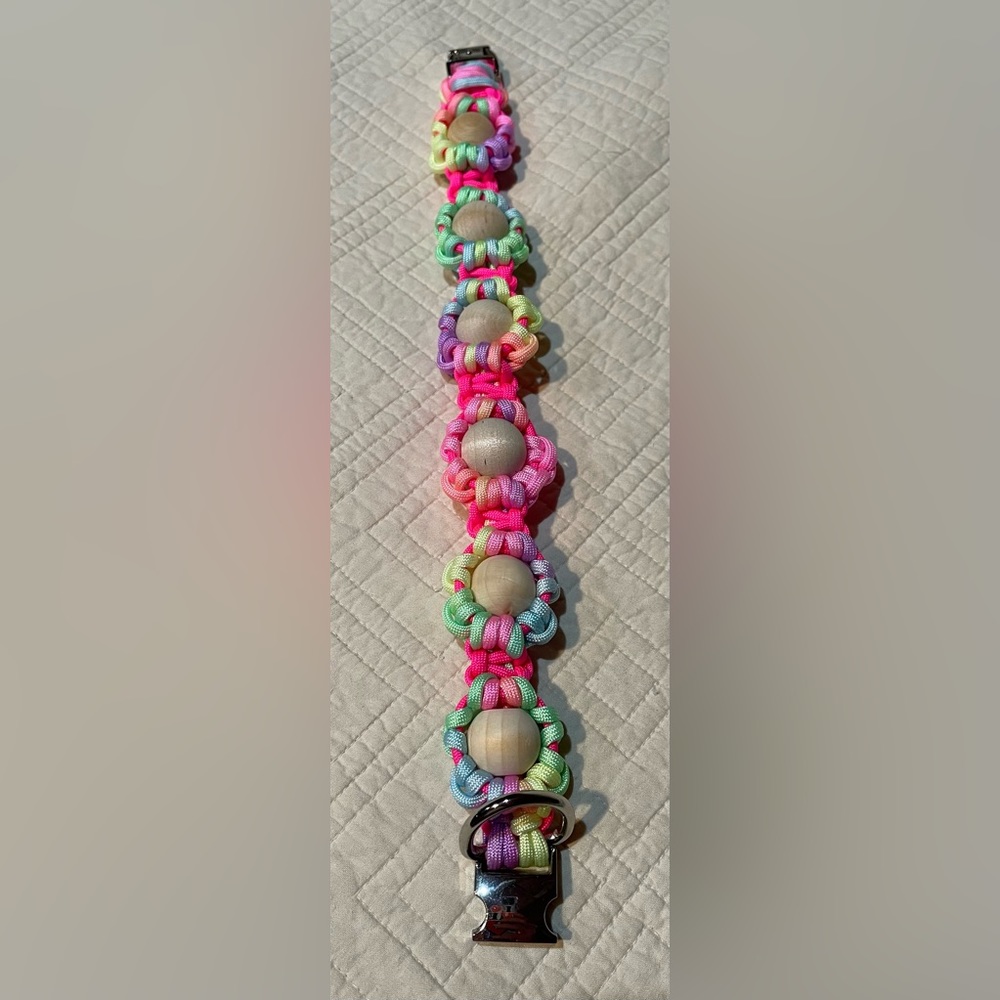 Handmade Paracord dog collar - Picture 3 of 5